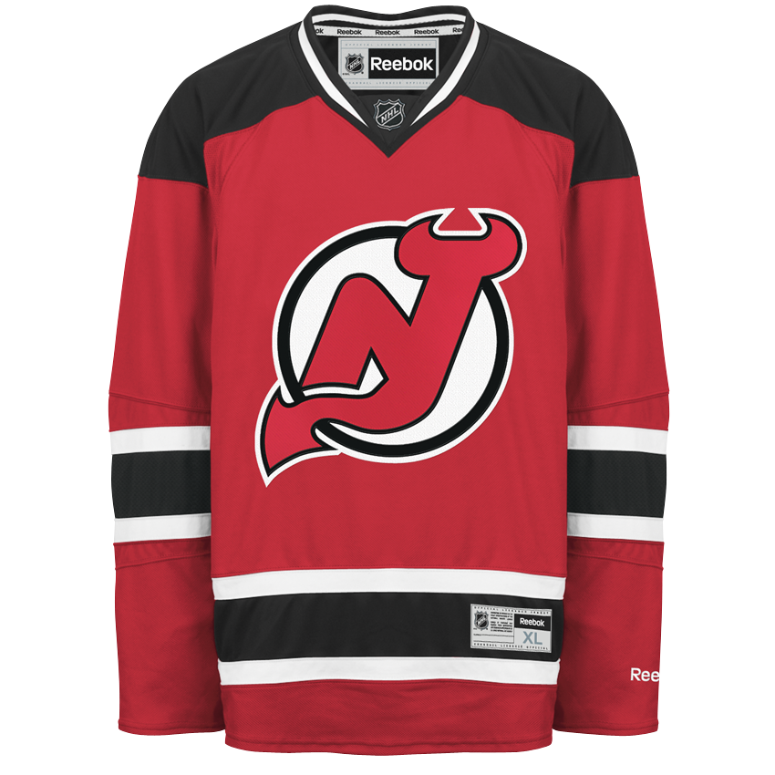 Men's New Jersey Devils Reebok Red Blank Premier Jersey