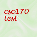 CSC
                    170 test