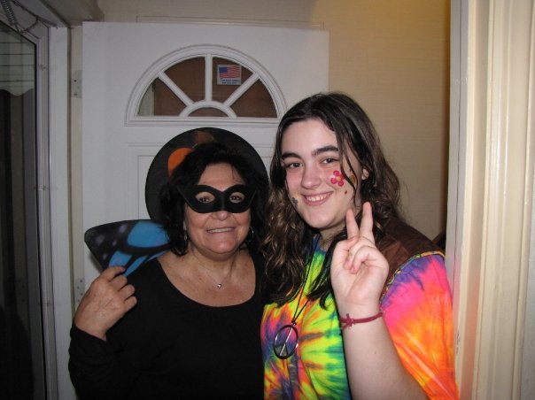 Me and Mema on
              Halloween.