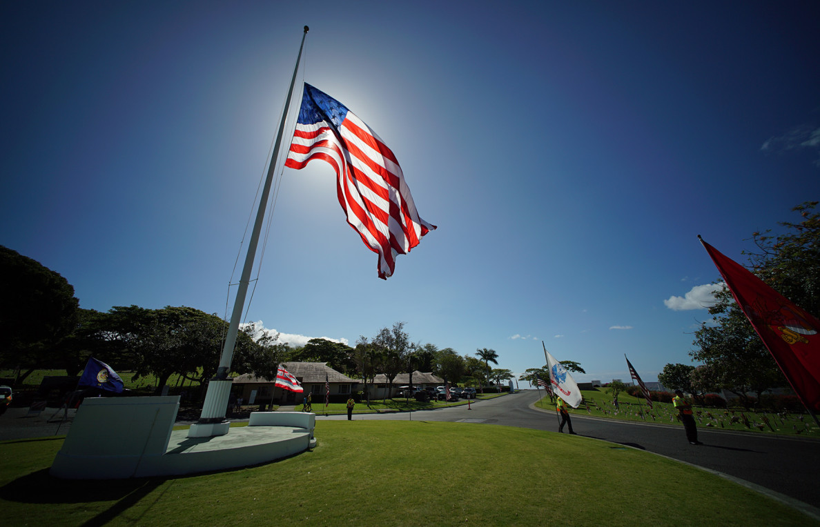 memorial
        flag