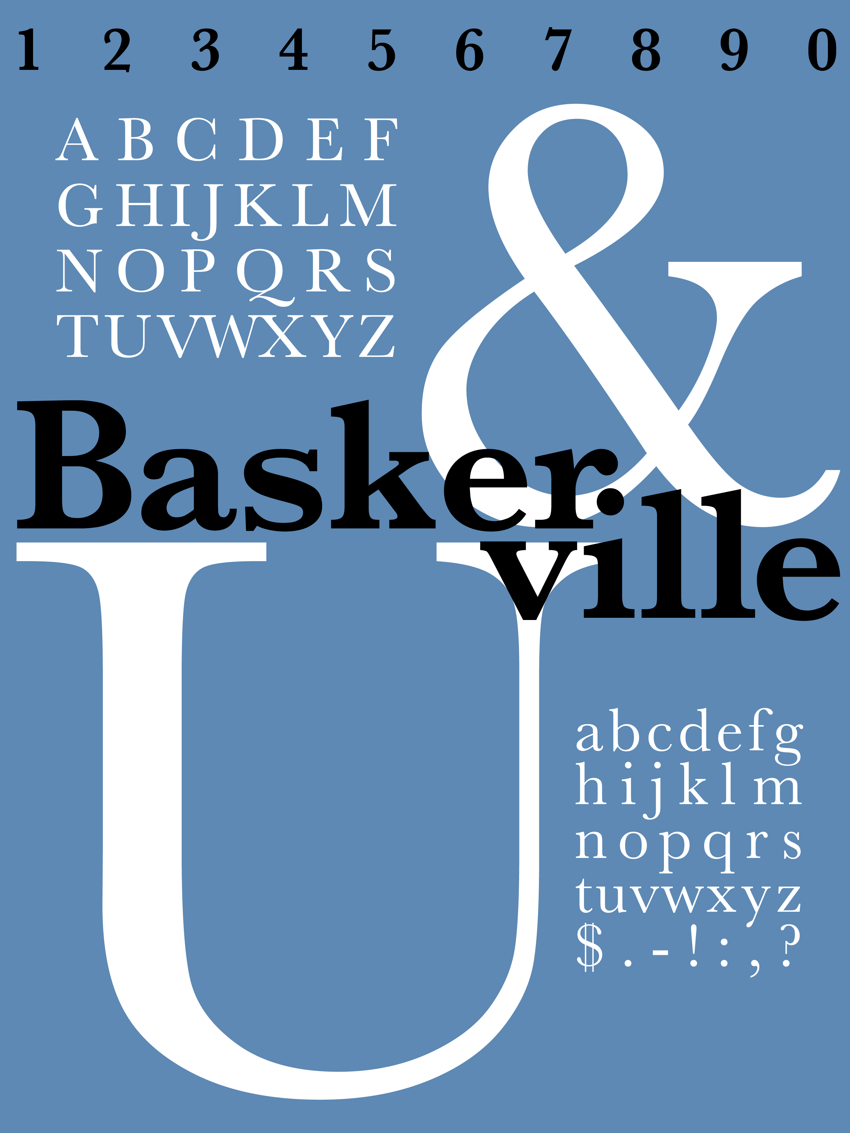 baskerville type specimen