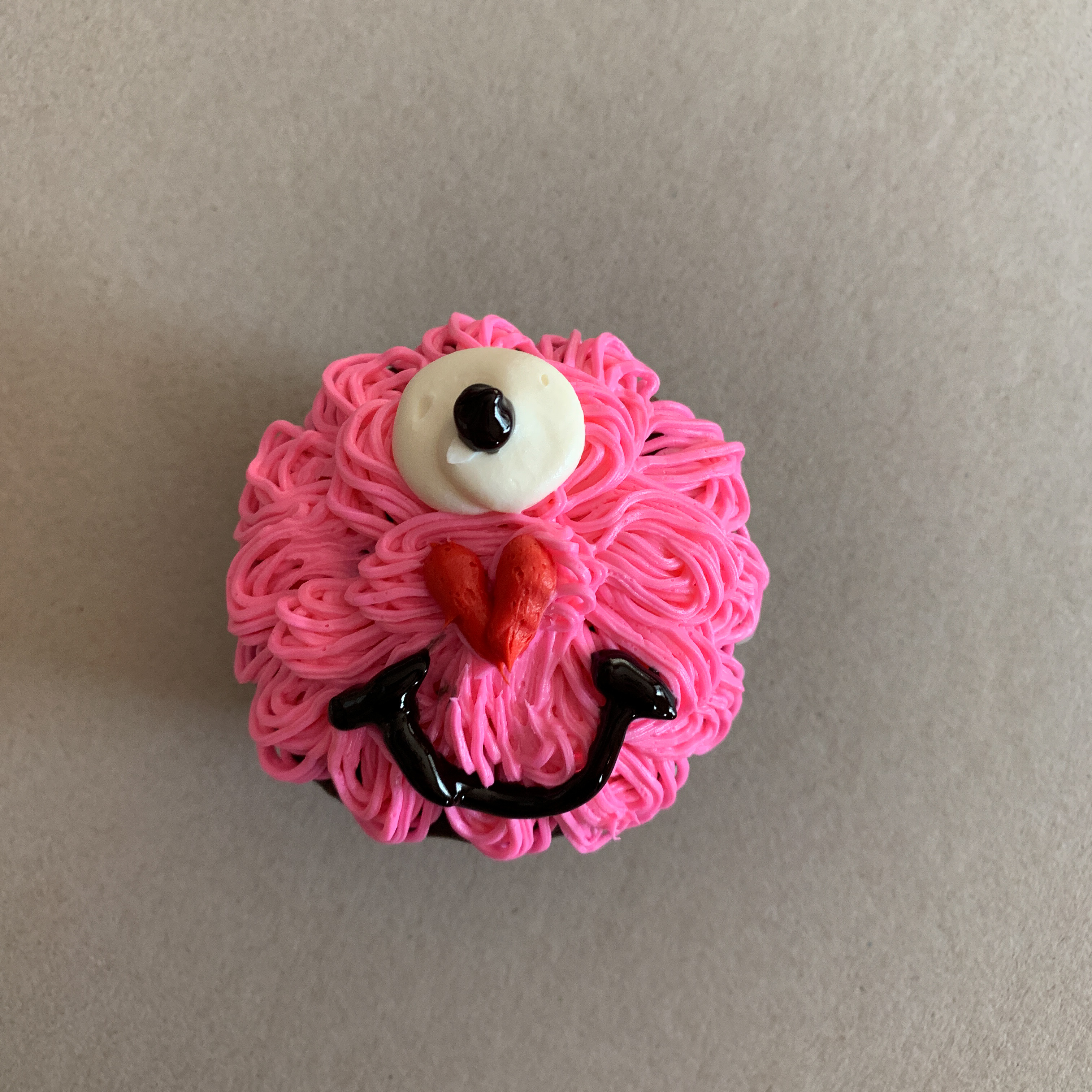 'I love
                you" Monster Cupcake