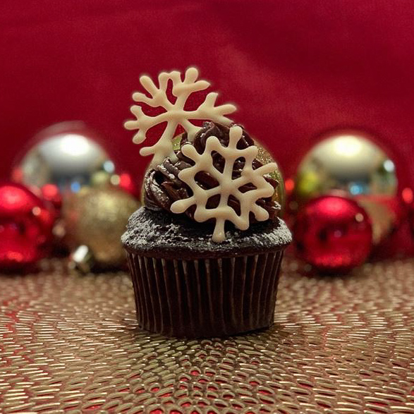 Snowflake Cupcake