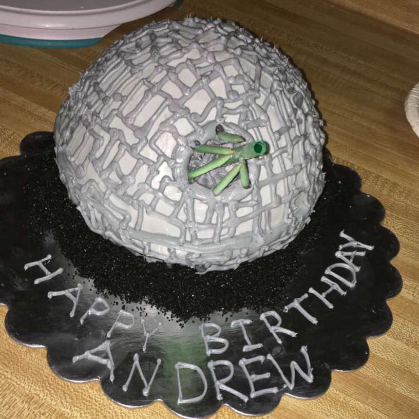 Death Star Cake