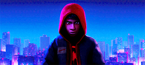 Miles Morales from Spiderman: Into The
      Spiderverse