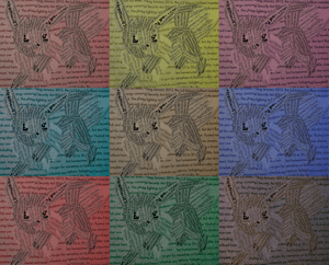 Eevee Pop Art, 2013