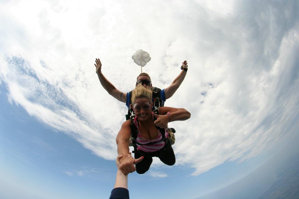 skydiving